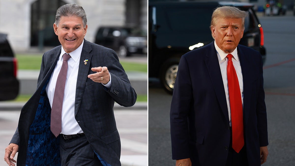 Manchin, Trump