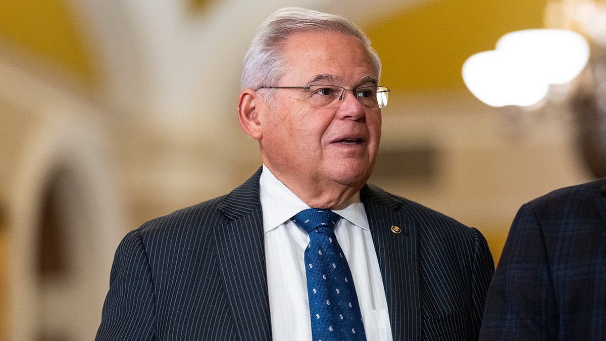 Sen. Bob Menendez, D-N.J., at the US Ca