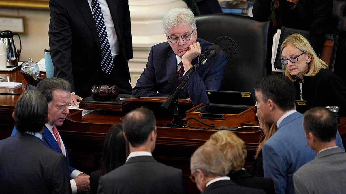 Texas lt. Gov. Dan Patrick presides over impeachment proceedings