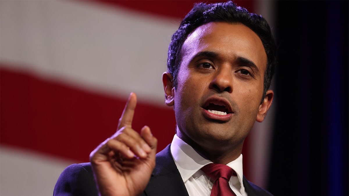 Republican presidential candidate Vivek Ramaswamy