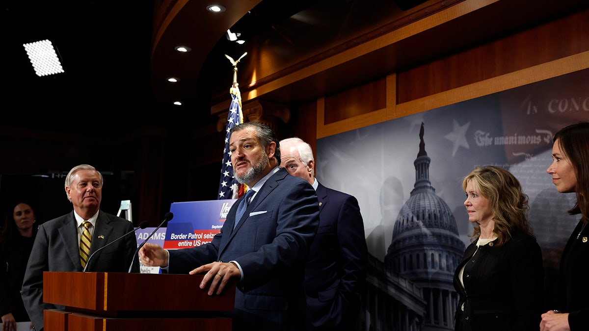 Ted Cruz border funding presser