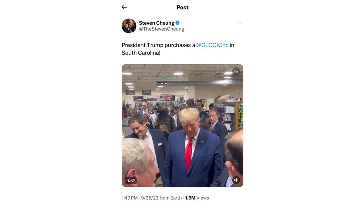 Trump Glock Tweet