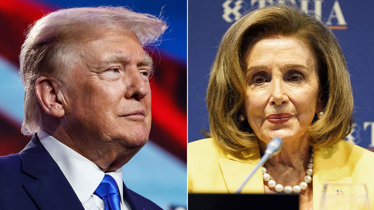 Trump and Pelosi split