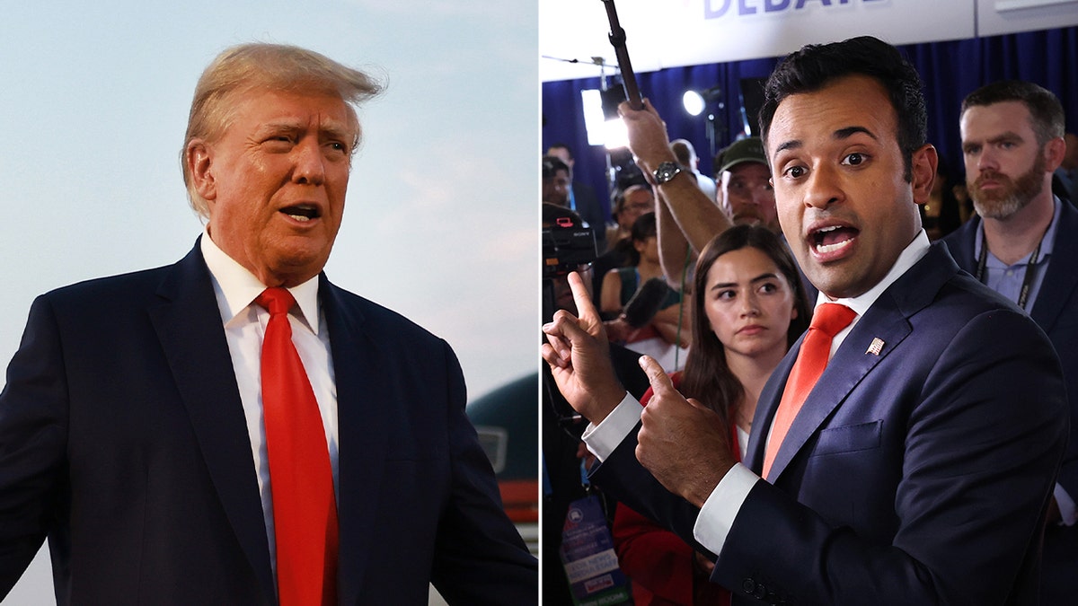 Donald Trump and Vivek Ramaswamy