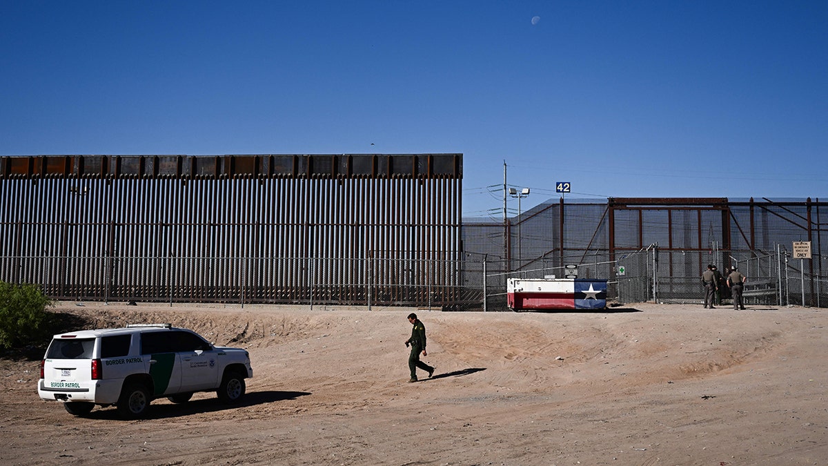 The border wall in Texas