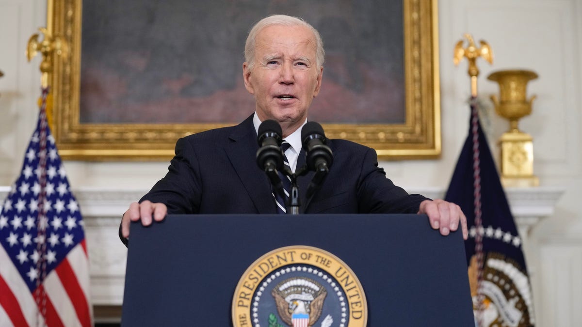 Joe Biden speaks out on Hamas attack on Israel