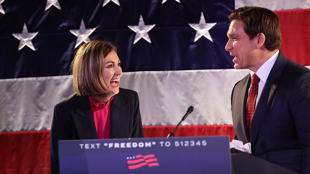 Iowa Governor Kim Reynolds Endorses GOP Candidate Ron DeSantis For President