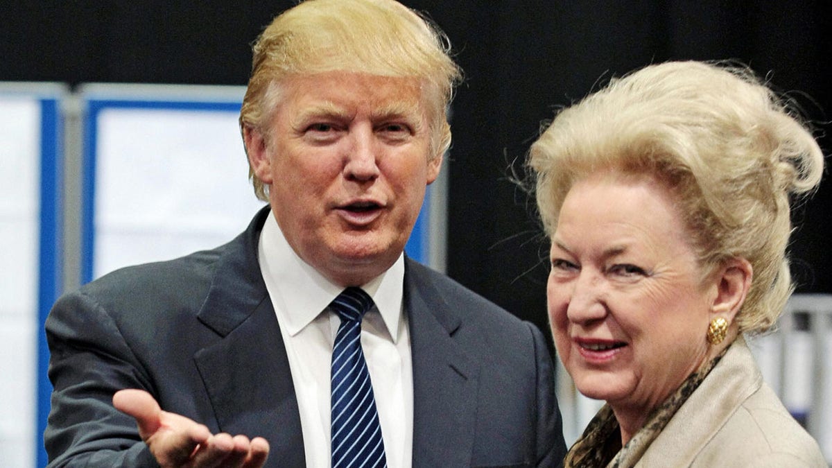 Donald Trump and Maryanne Trump Barry