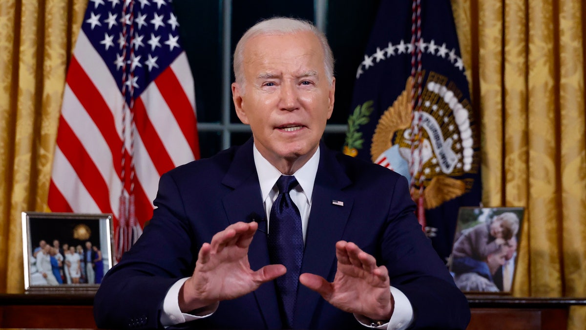 Biden speaks from Oval Office