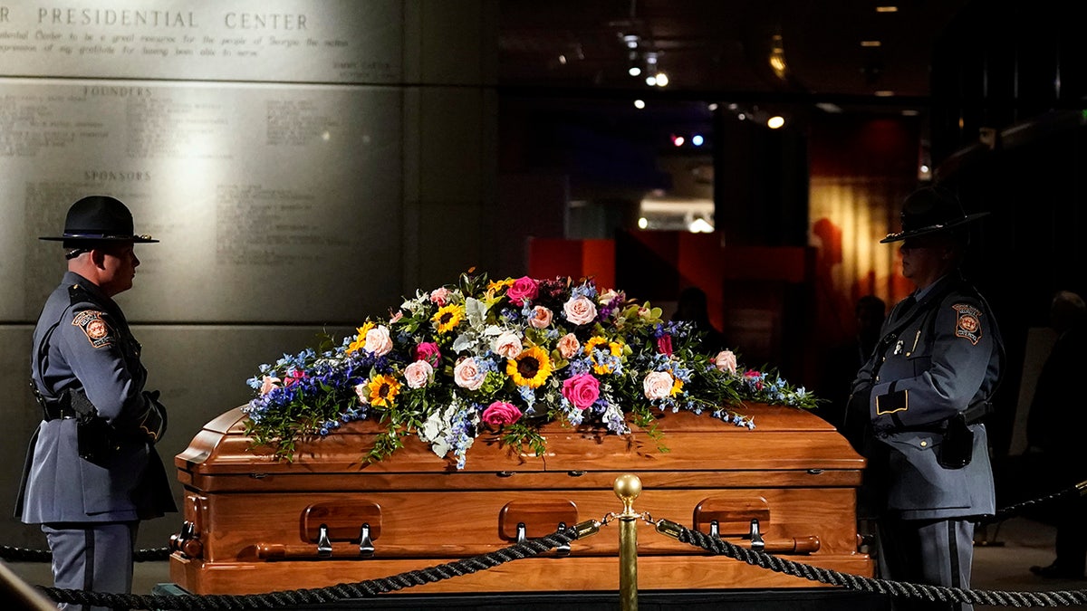 Rosalynn Carter coffin