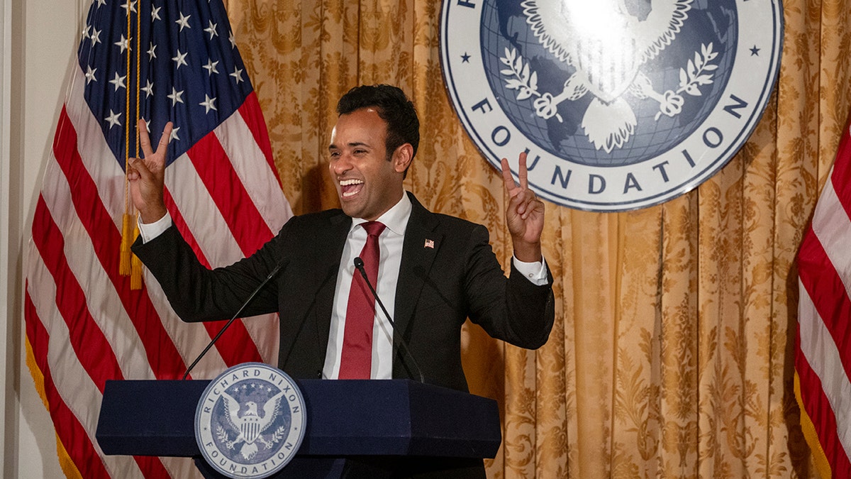 Ramaswamy at the Nixon Library