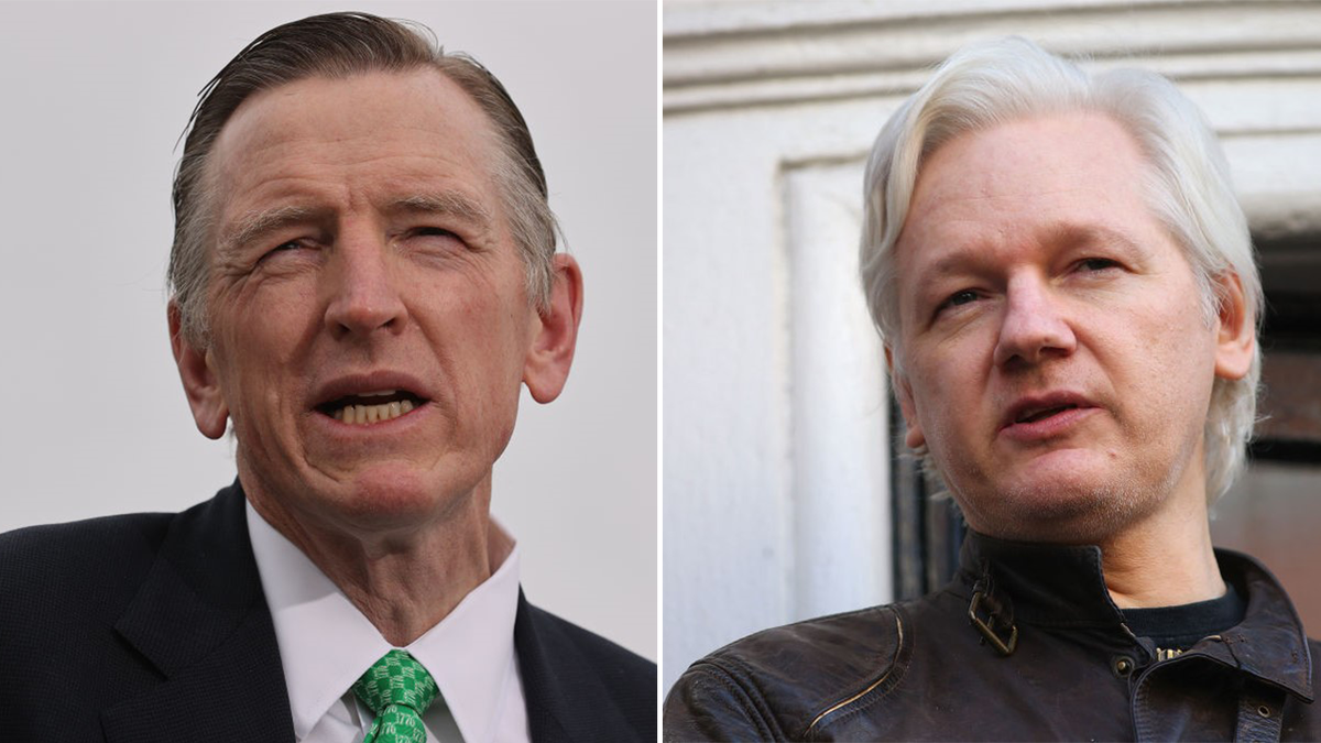 Paul Gosar and Julian Assange