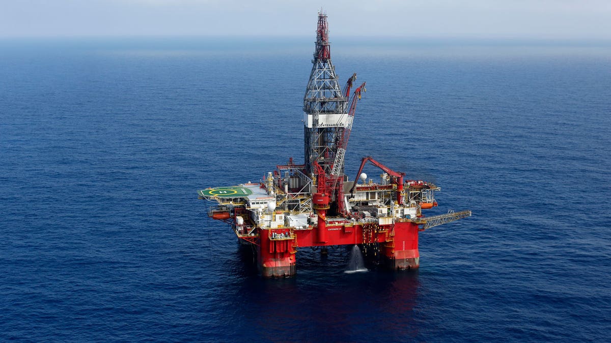 Gulf oil platform