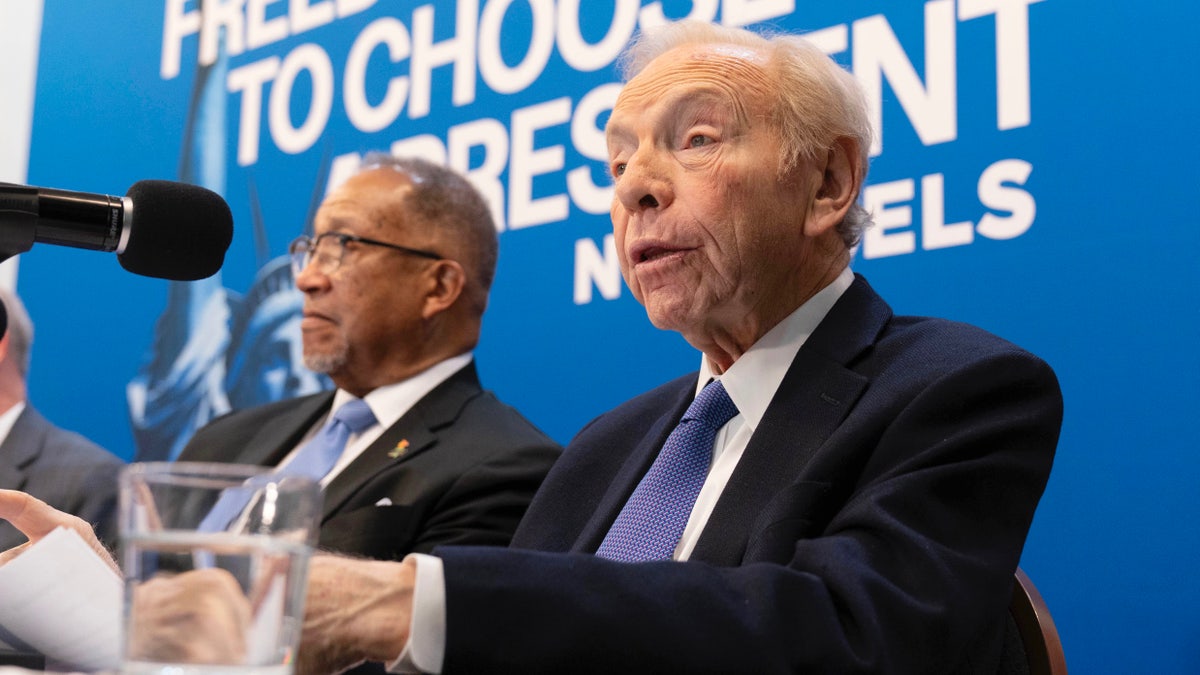 Joe Lieberman at No Labels news conference