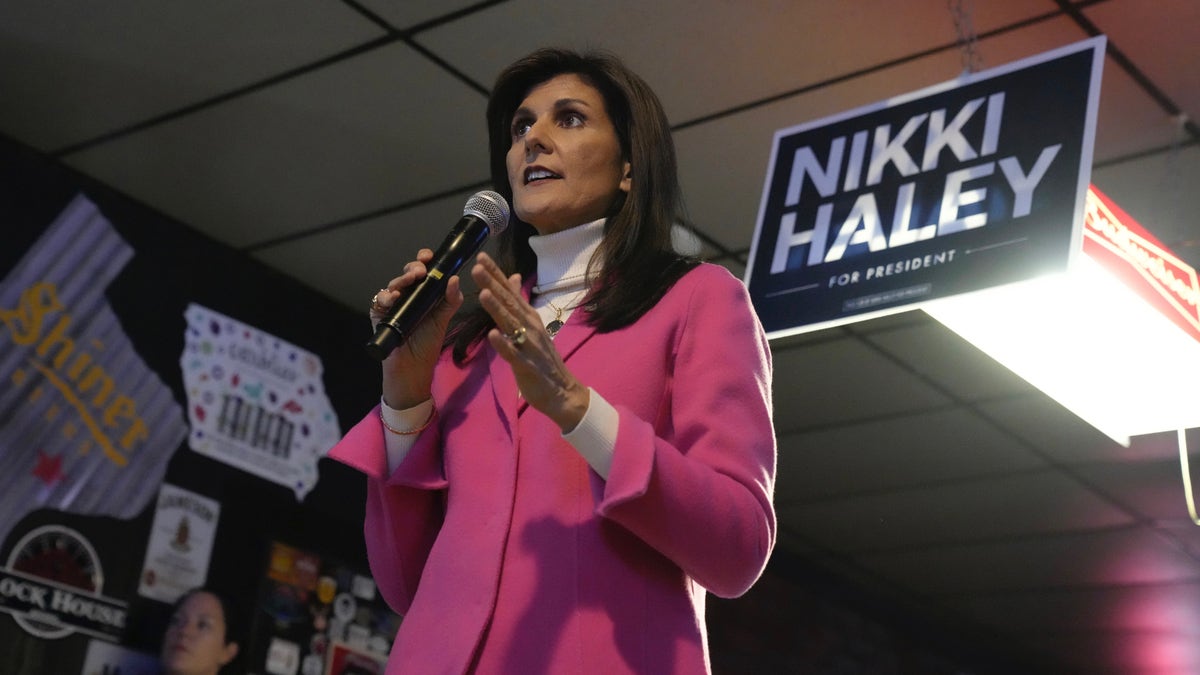 Nikki Haley campaigns in Iowa hours aheead of the caucuses