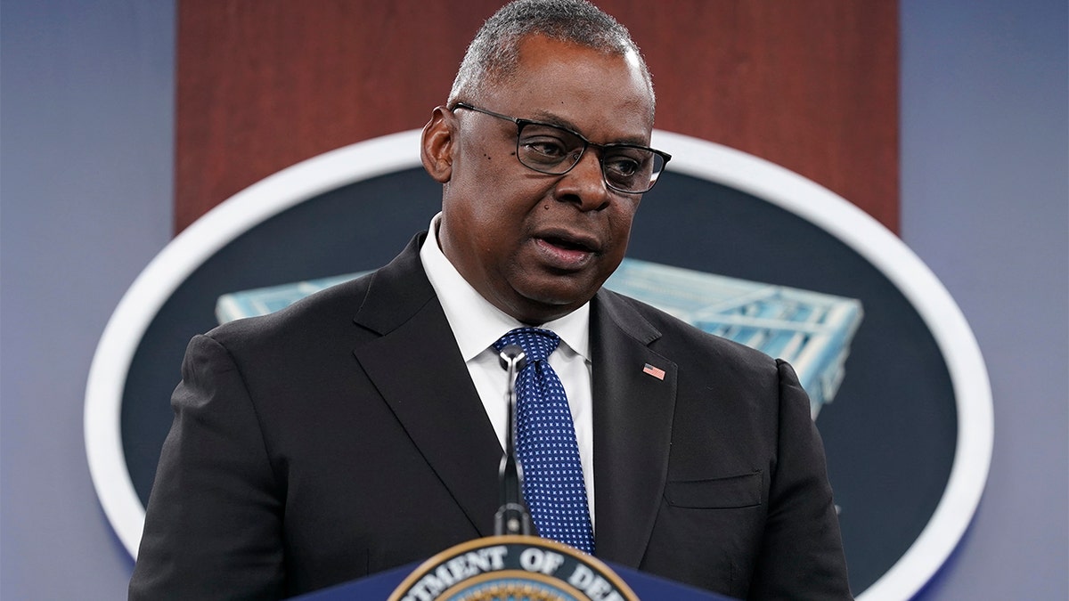 Defense Secretary Lloyd Austin talks about the Pentagon's national defense strategy