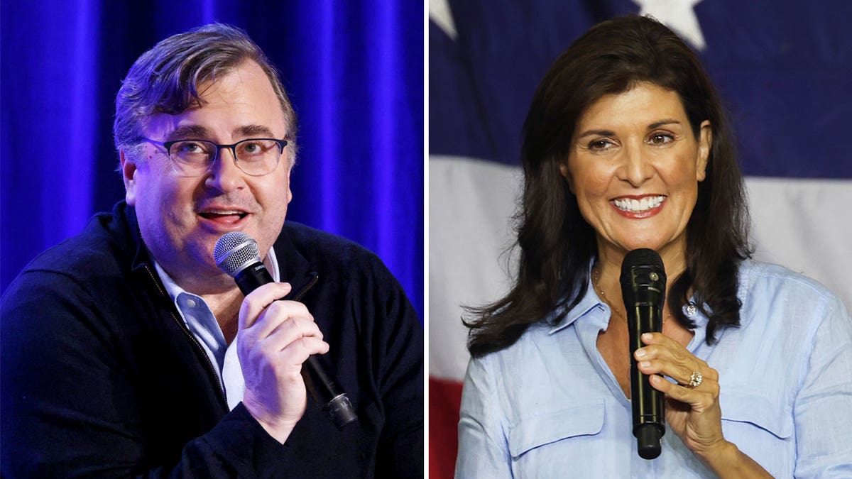 Reid Hoffman, Nikki Haley split