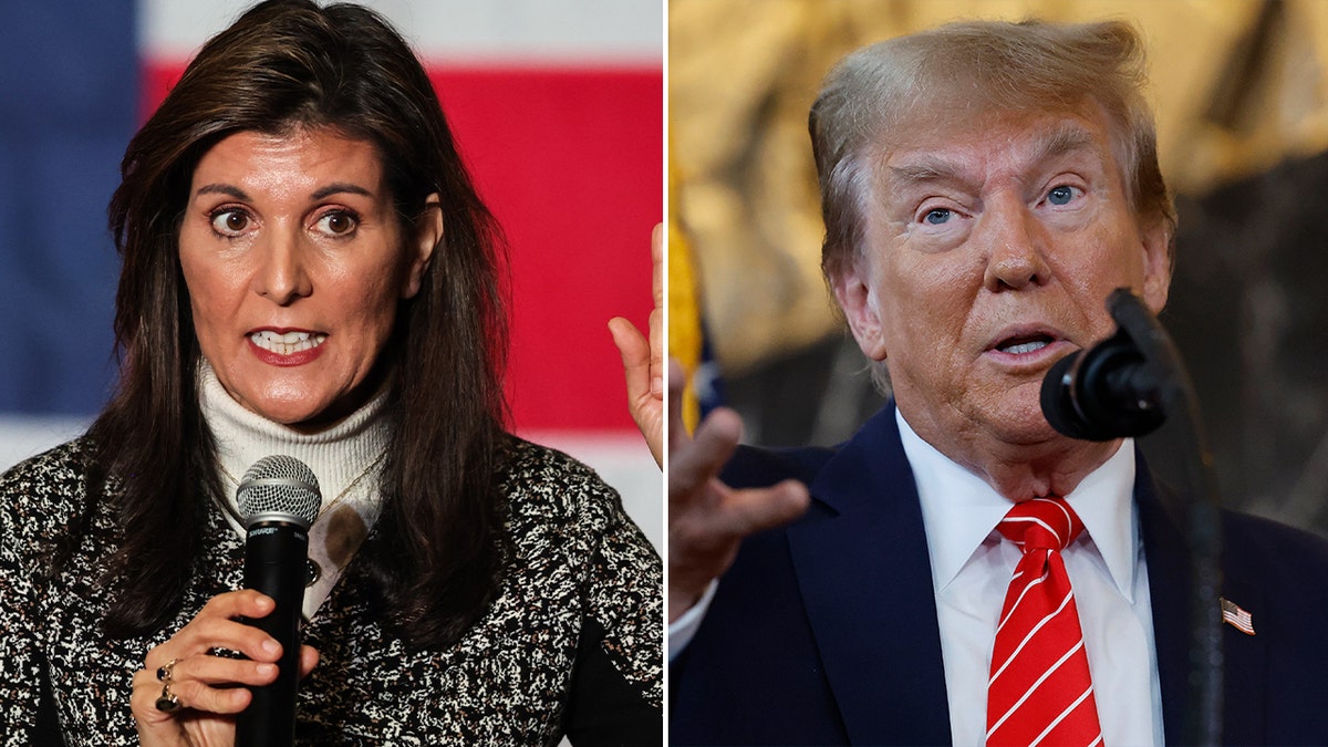 Nikki Haley and Donald Trump