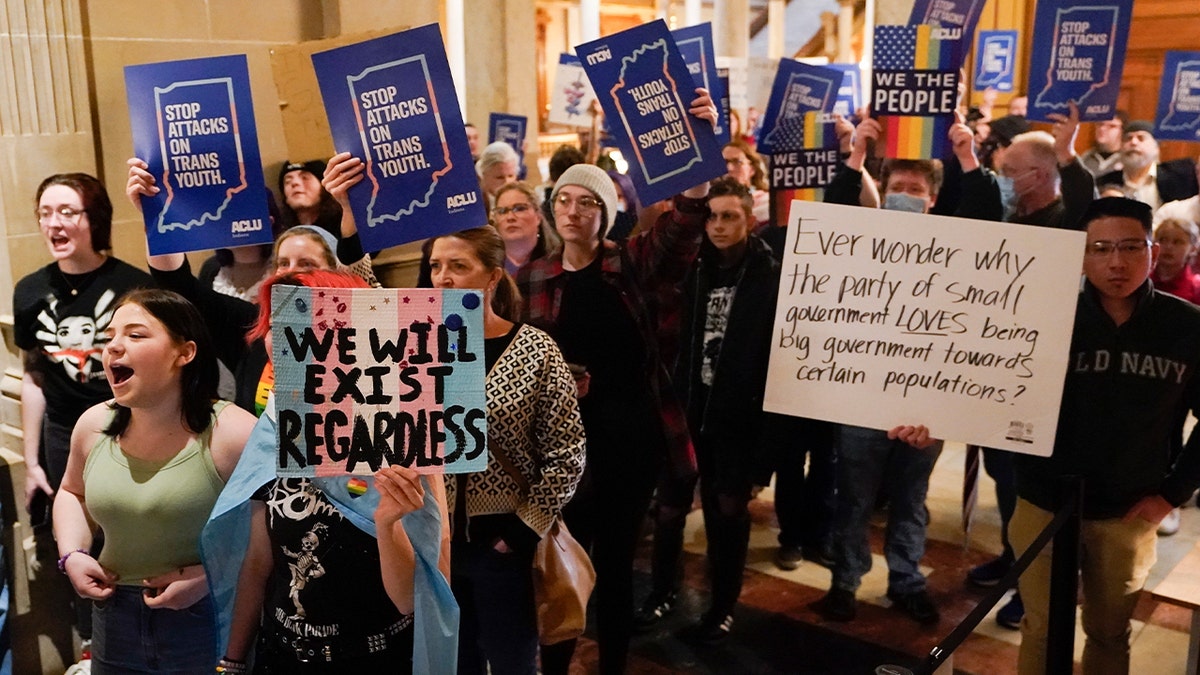 ACLU protest in Indiana