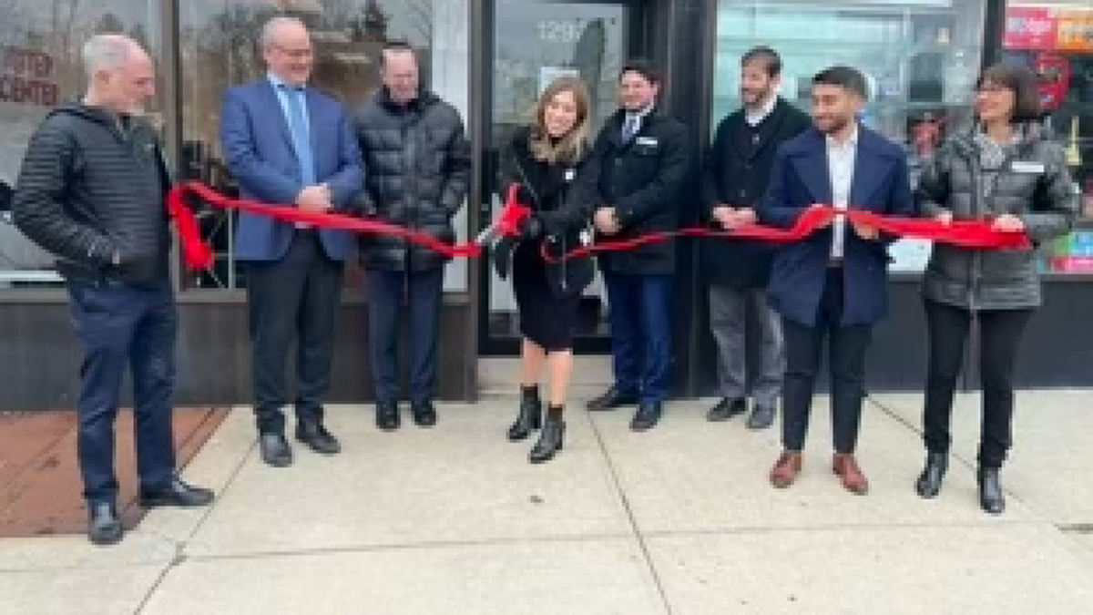 Ribbon cutting ceremony in NY