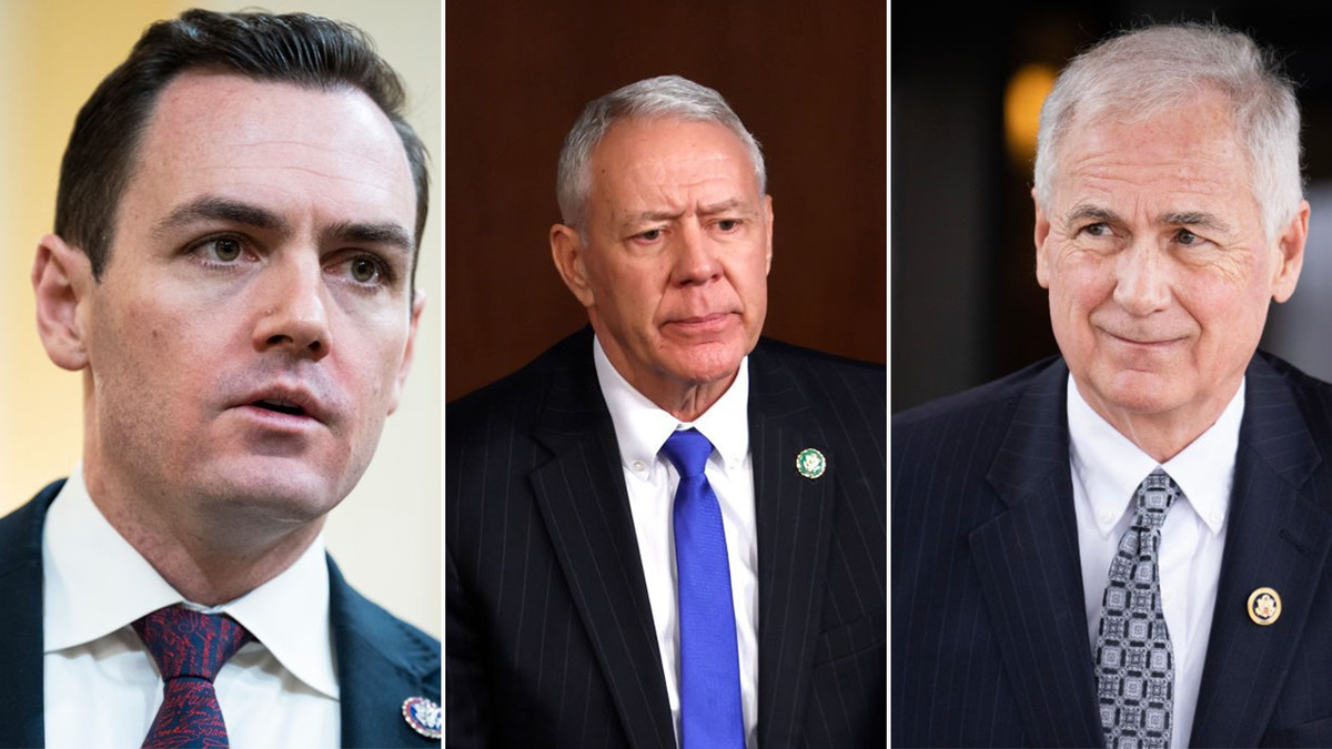 Reps. Mike Gallagher, R-Wis., Ken Buck, R-Colo., and Tom McClintock, R-Calif.