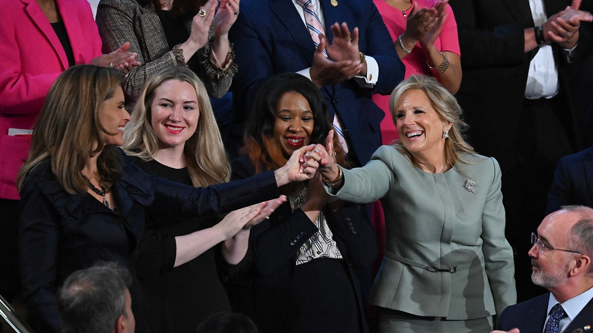 Abortion supporters at Biden's state of the union address