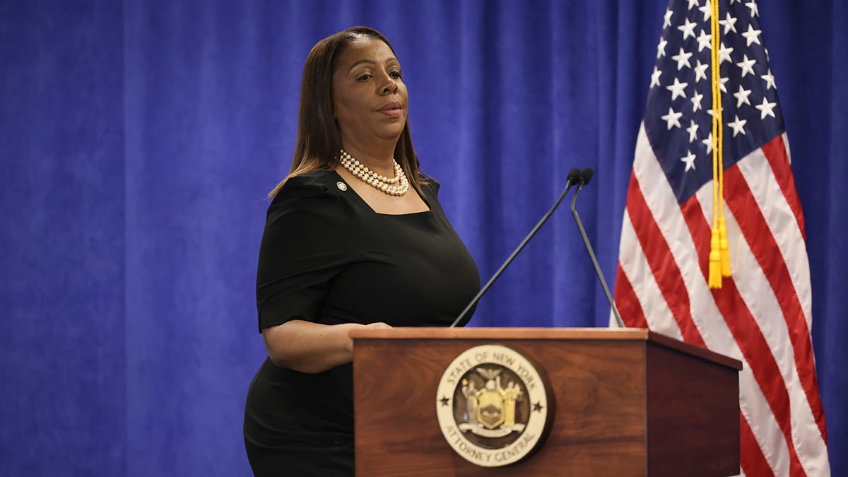 Letitia James makes remarks after Trump judgment