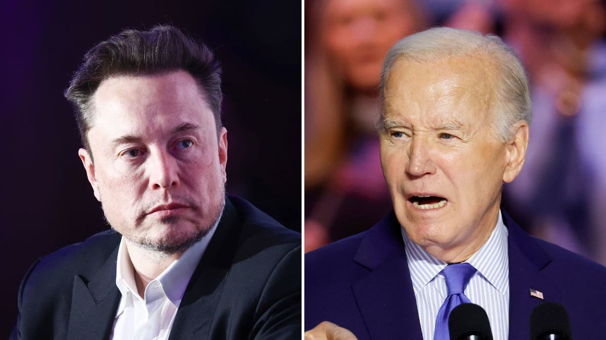 Elon Musk and Joe Biden