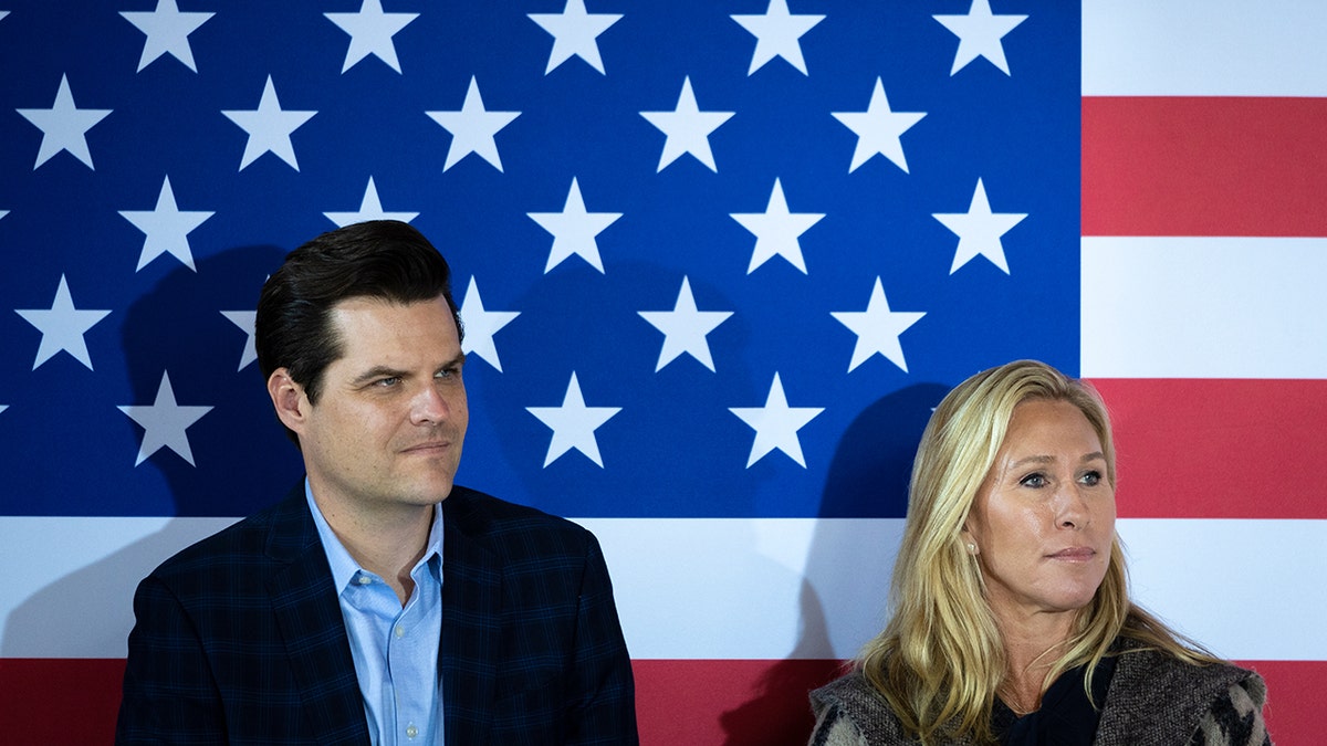 Matt Gaetz and Marjorie Taylor Greene