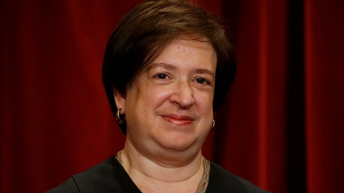 U.S. Supreme Court Justice Elena Kagan participates in taking a new family photo with her fellow justices at the Supreme Court building in Washington, D.C., U.S., June 1, 2017. REUTERS/Jonathan Ernst - RC17E9C01E10