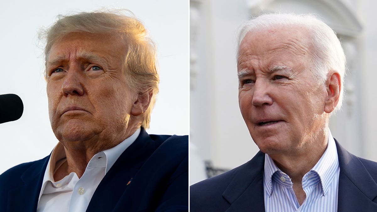 side by side images of Donald Trump and joe Biden