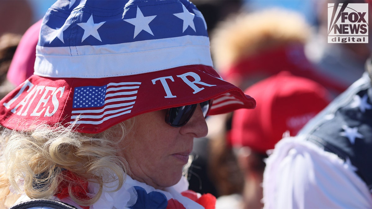 A Trump supporter in Wildwood