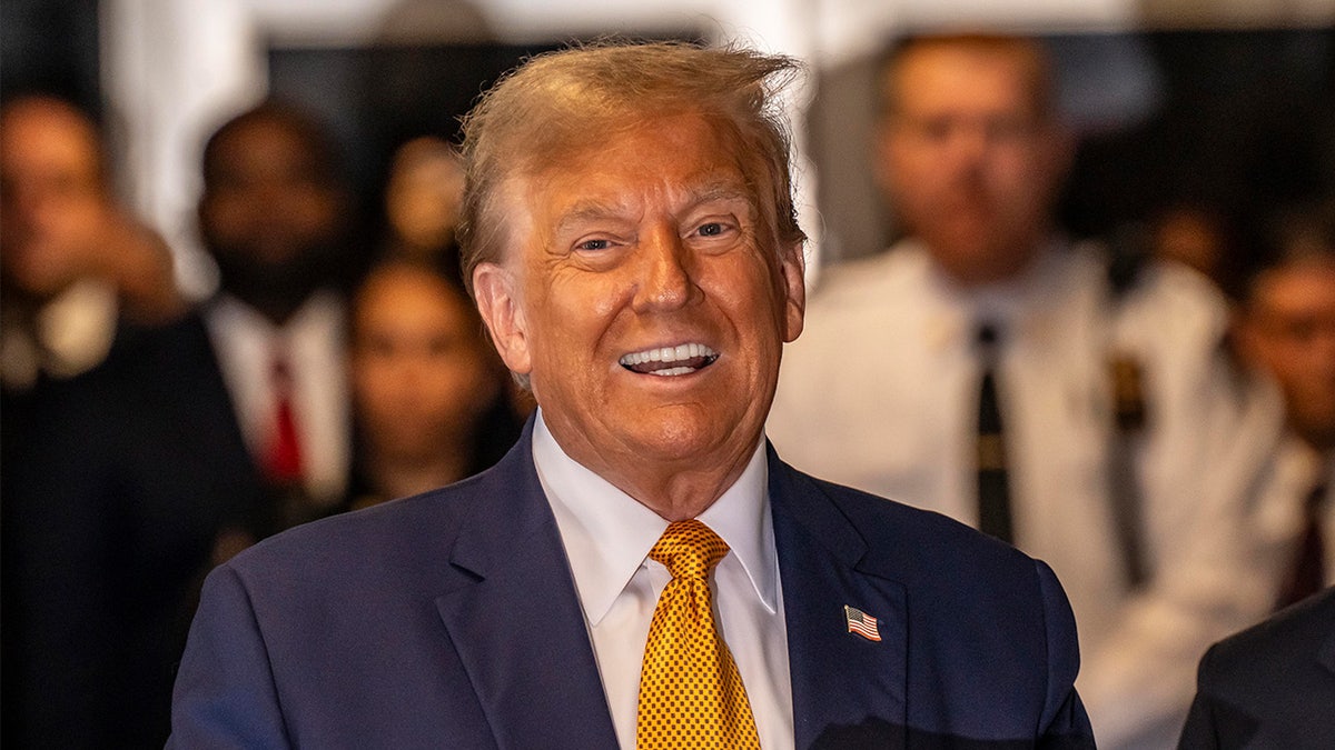 Donald Trump smiling