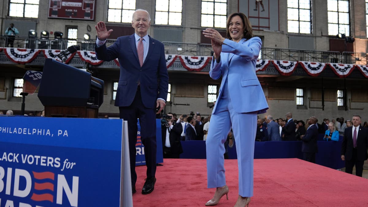 Biden and Harris in Philadelphia