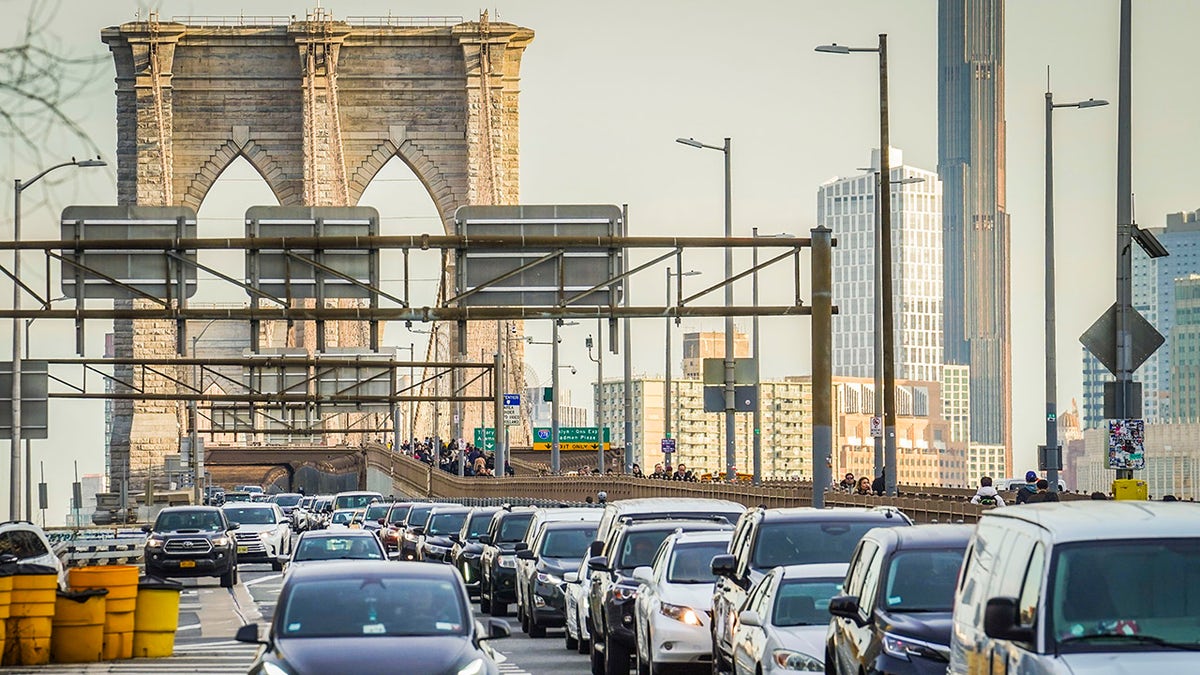 Traffic lower Manhattan