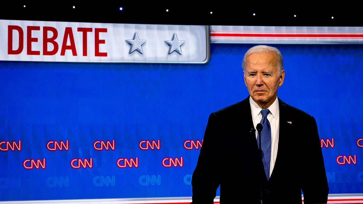 Biden on debate stage