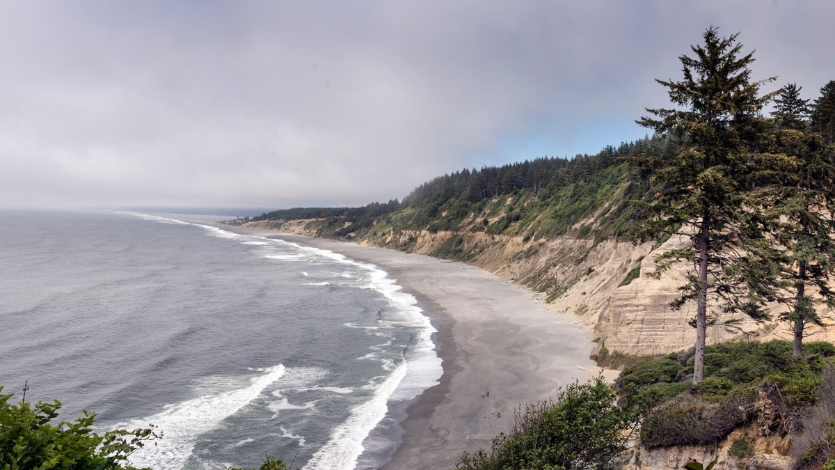 The California coastline