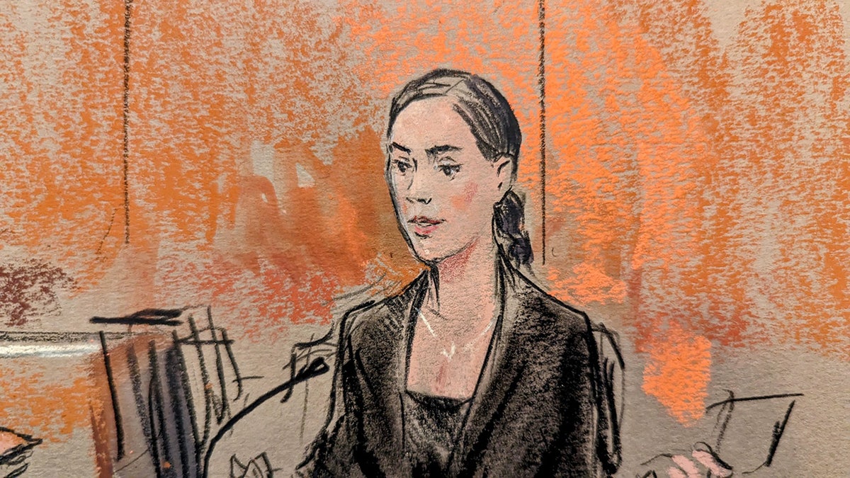 A court sketch depicts Naomi Biden’s testimony during Hunter Biden’s federal trial