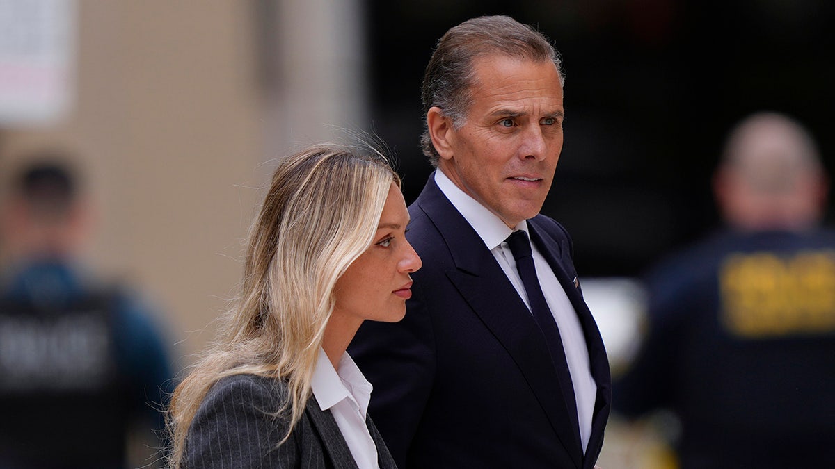 Hunter Biden arrives to federal court with his wife, Melissa Cohen Biden