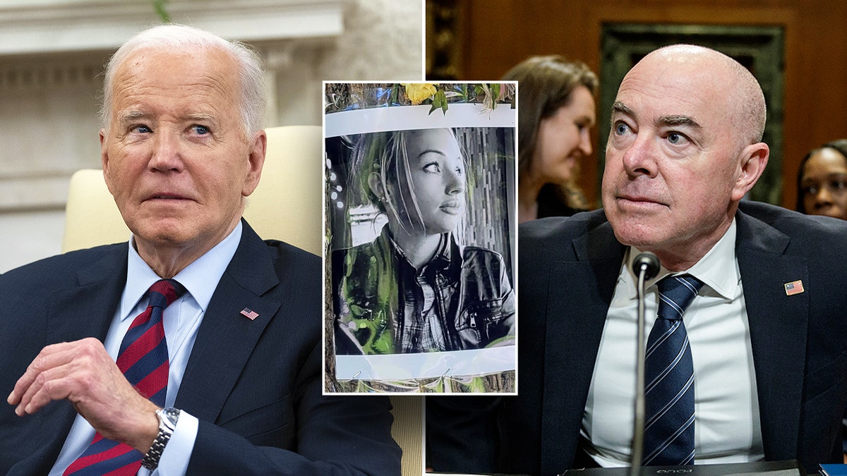 Joe Biden, Rachel Morin, Alejandro Mayorkas