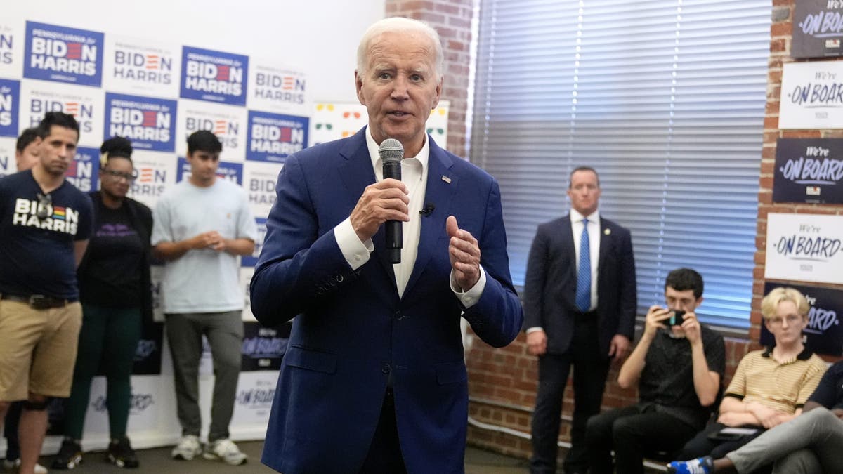 Joe Biden in Philadelphia