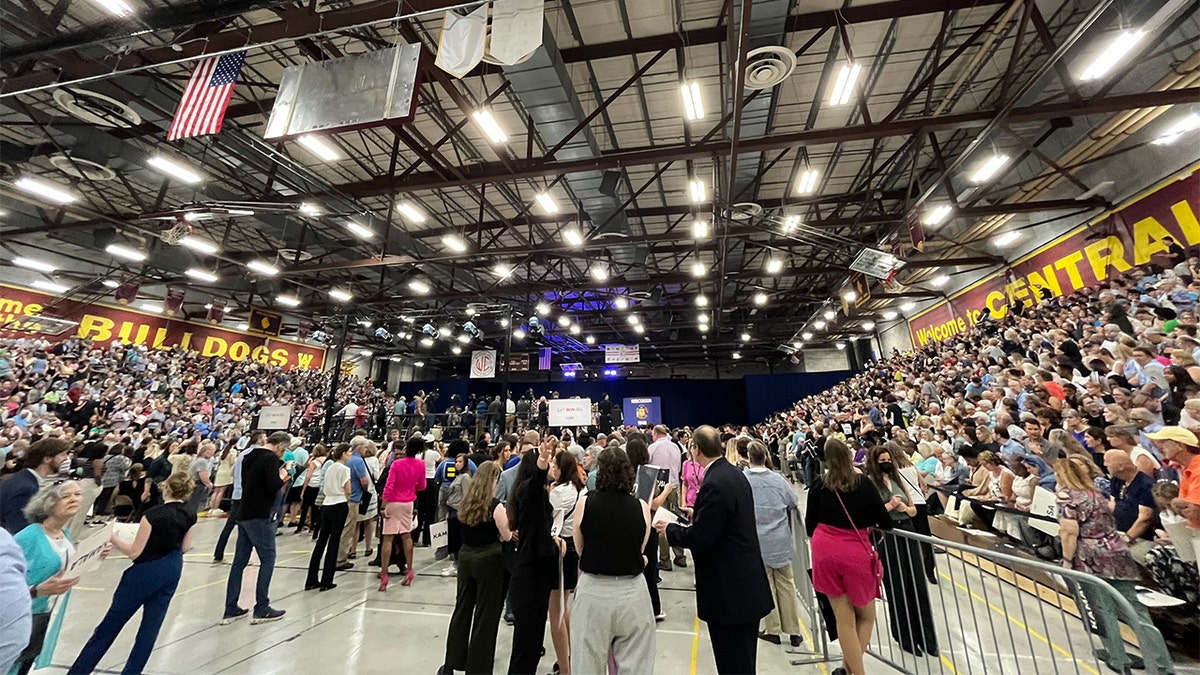 Kamala Harris Rally crowd shot