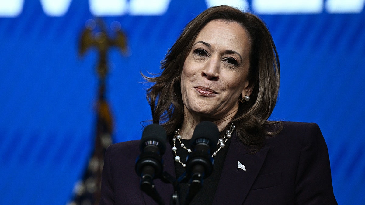 Kamala Harris speaking