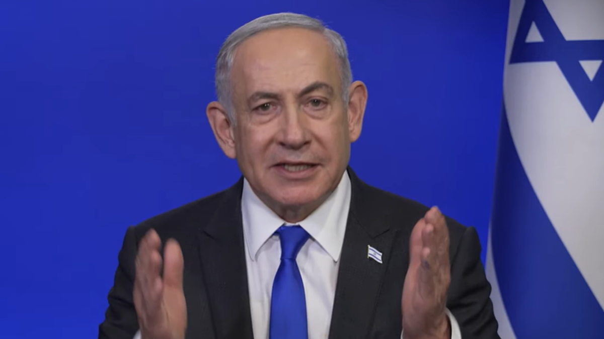 Netanyahu speaking