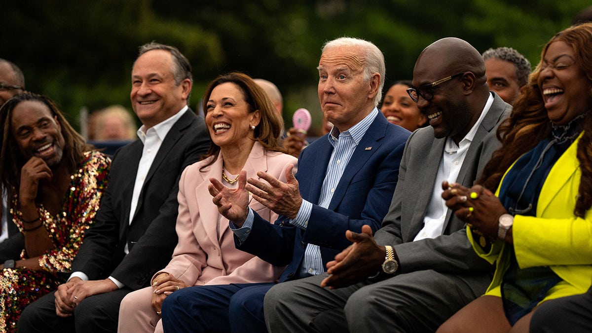 Biden and Harris at Juneteenth celebration