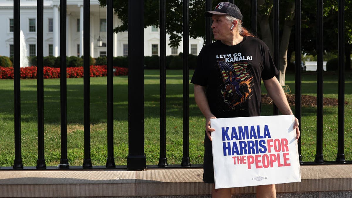 Protestor at White house