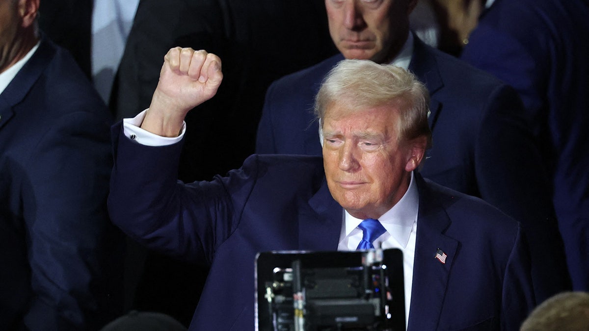 Donald Trump arrives to attend Day 2 of the Republican National Convention