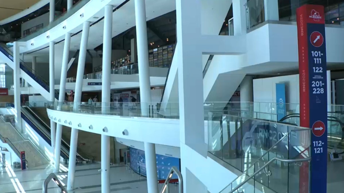 Fiserv Forum look inside