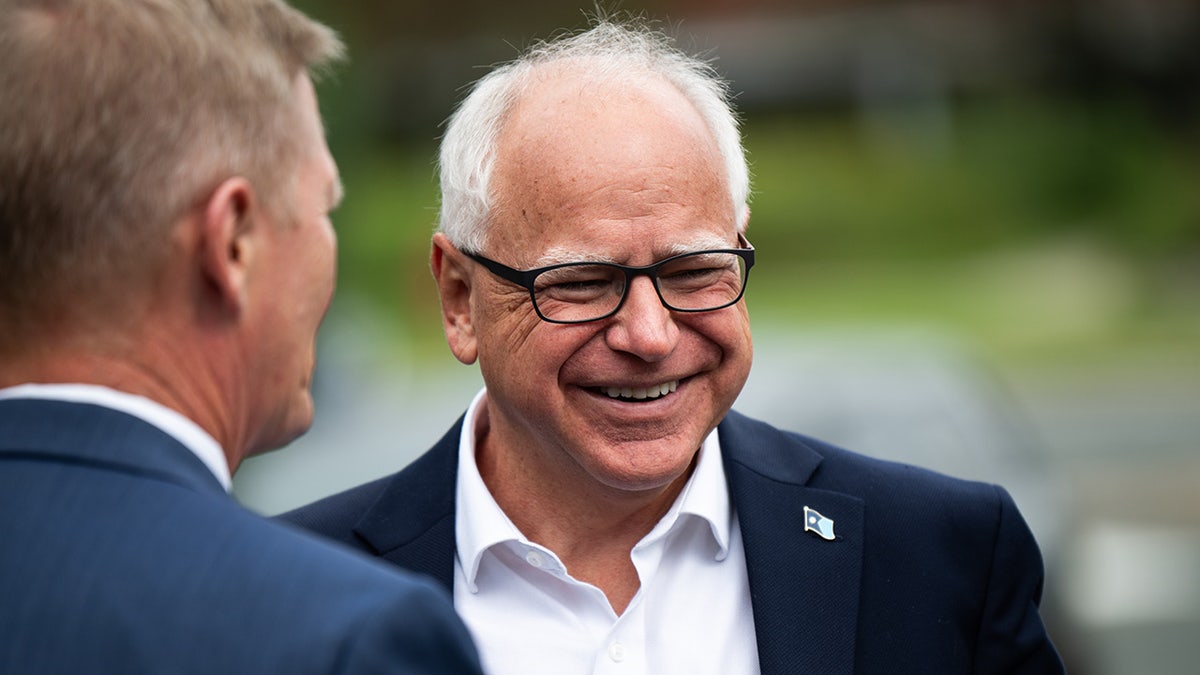 Minnesota Governor Tim Walz in closeup shot