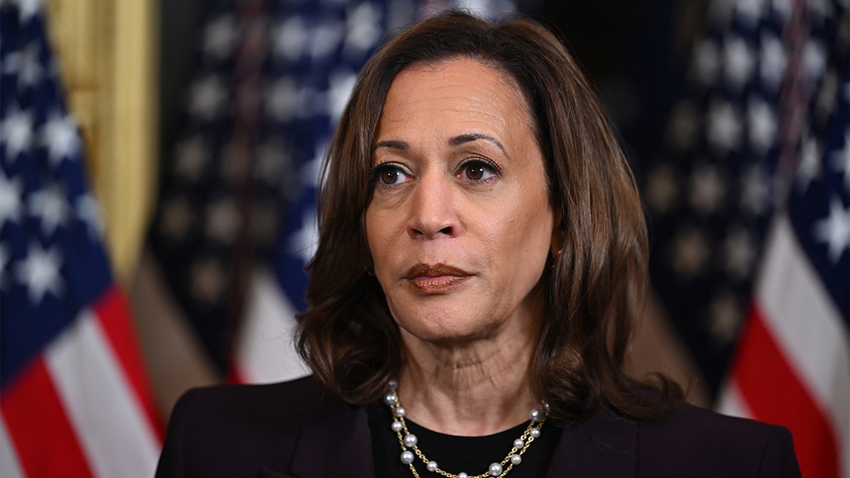 closeup shot of Kamala Harris 